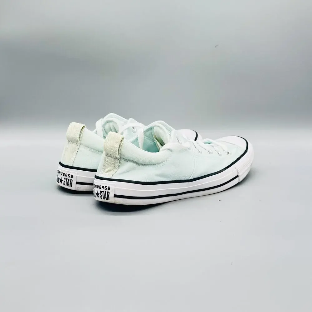 Converse Shoes Womens 9 Green Canvas Chuck Taylor All Star 2 Low Top Sneakers